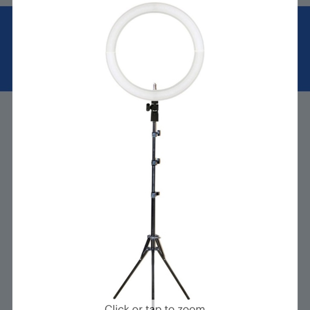 Sunpak - LED 448 19" Bi-Color Ring Light - Black